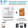 thumbnail image 1 of Interruptor Inteligente WiFi de 4 Canales + Control Remoto RF433 7-32V 2.4G WiFi MóDulo de AutomatizacióN del Hogar Smartlife para IFTT Alexa Google Home, 1 of 10