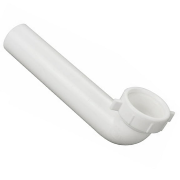1-1/2" x 16" Waste Arm Direct Connect White for Tubular Drain Applications