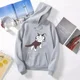 thumbnail image 4 of Moda Sudadera De Mujer Con Capucha - Gato De Ojo Grande, 4 of 5
