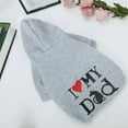 thumbnail image 3 of Dog Hoodies - Lined Fall Dog Puppy Sweatshirt Soft Warm Sweater Winter Hooded Clothes for Small Medium Large Dogs & Cats(Grey,7XL), 3 of 4
