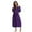 Purple, variant on WCJM Purple Women's Long Bathrobe Robe With Belt