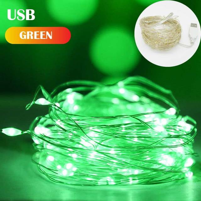 QWZNDZGR 120M Led Copper Wire Fairy Lights LED String Lights Party