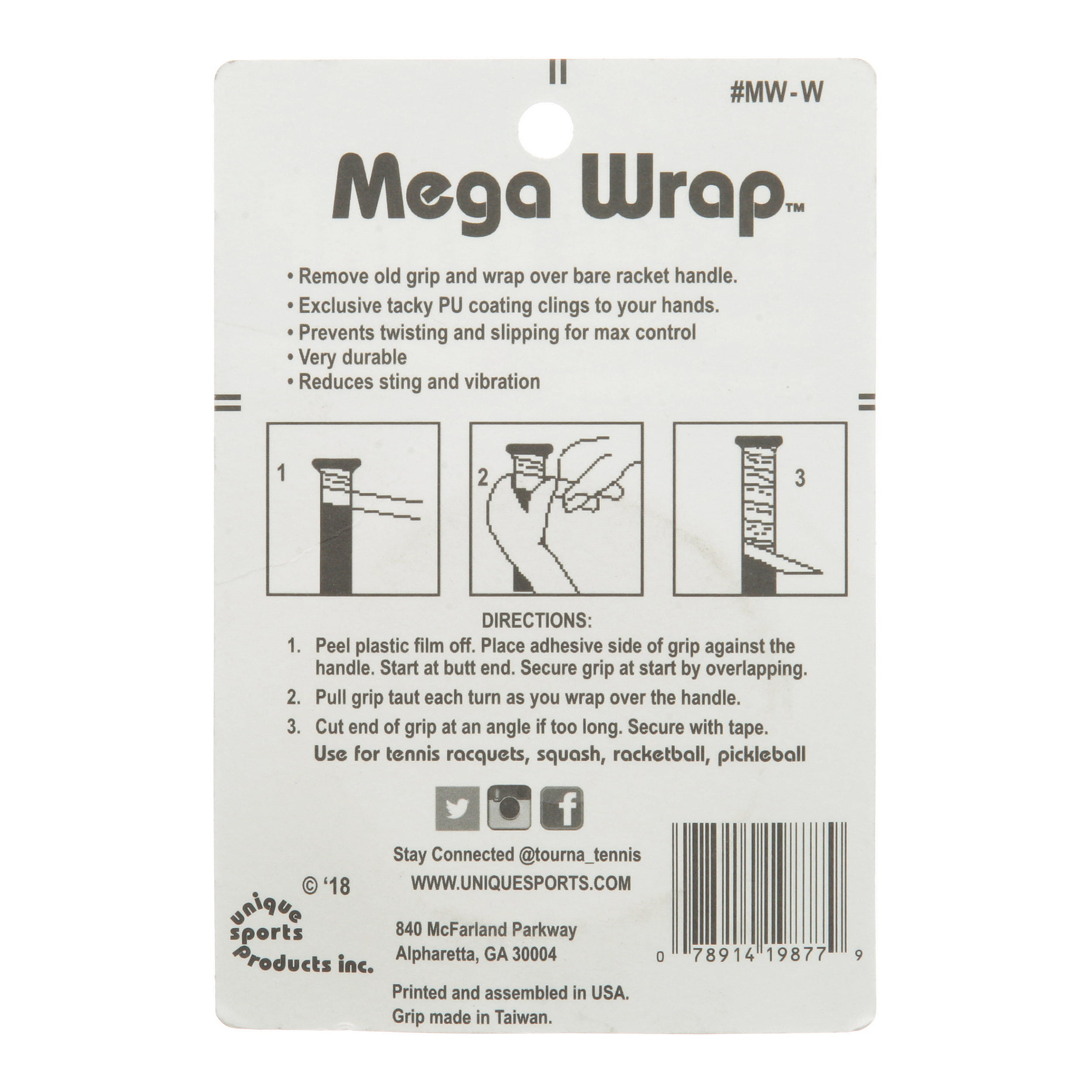Tourna Mega Wrap Super Tacky Replacement Grip 