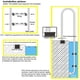 thumbnail image 1 of Kit de montaje de piscina - Anclaje de piscina - Escudo redondo para fijación de escalera de piscina, 1 of 2