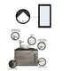 thumbnail image 4 of Gabinete para Baño con Ovalin Y Espejo Decorativo ZÚRICH, 4 of 6