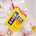 thumbnail image 2 of Old Bay Can Tin Metal with Working Lid Holiday Tree Ornament, 2 of 4