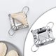 thumbnail image 3 of fabricante de bolas de masa hervida Dumpling Maker Utensilios De Cocina Accesorios De Cocina Para Pierogi Square Cuadrado Magideal fabricante de bolas de masa hervida, 3 of 7