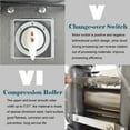 thumbnail image 3 of INTSUPERMAI 2HP Electric Gold Rolling Mill Jewelry Making Tool Flake Machine, 3 of 11