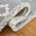 thumbnail image 5 of SAFAVIEH Marrakesh Lemoine Southwestern Polyester Area Rug, Grey/Light Grey, 8' x 10', 5 of 8