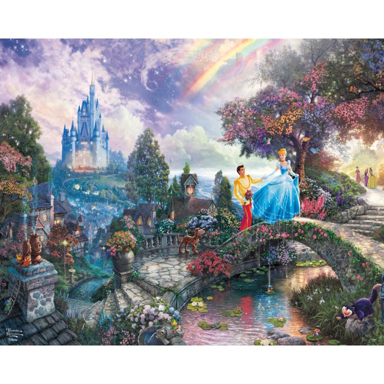 Ceaco 1000-Piece Oversized Thomas Kinkade Disney Cinderella
