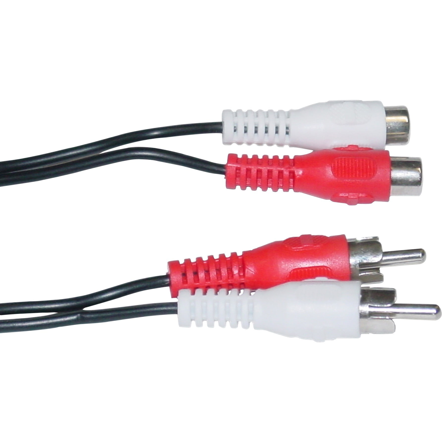 CableWholesale 10R102225 RCA Stereo Audio Extension Cable 2 RCA Male