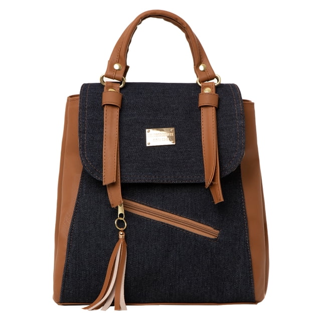 Bolsa Mezclilla De Mujer FANA Hera Color Mezclilla 5 Refinada Haz Reventa, M4010!!