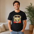 thumbnail image 2 of Retro Peace Van Graphic T-Shirt, Unisex Classic Fit Tee, 2 of 9