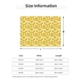 thumbnail image 3 of KLL Ears Of Corn Print Fleece Throw Blanket, Horizontal Fleece Bedding Cute Soft Blankets Comfy Fleece Flannel Plush Home Decor for Couch & Bed -80"x60", 3 of 9