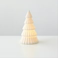 thumbnail image 5 of Árbol de Navidad de Cerámica con Luz, Decoración Iluminada de Porcelana Vintage para las Fiestas A, 5 of 5
