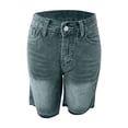 thumbnail image 4 of Ahdbta Women Jorts Baggy Jeans Shorts Wide Leg High Waisted Distressed Denim Y2K Shorts Summer Hot Short Pants Fashion Streetwear, 4 of 5