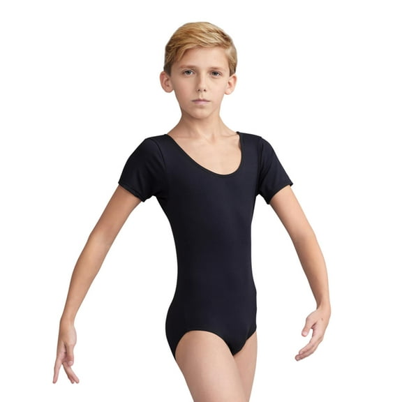 Capezio Short Sleeve Leotard - Boys - Girls