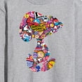 thumbnail image 3 of Peanuts - Snoopy Silhouette Pattern - Men's Long Sleeve T-Shirt, 3 of 6