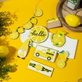 thumbnail image 4 of Decoraciones para bandejas escalonadas con temática de limones. Decoraciones artísticas de madera para mesas con forma de limón. Restaurante., 4 of 7