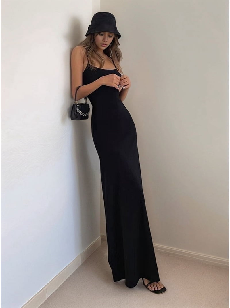 green emerald velvet dress Elegant Solid Ribbed Knitted Maxi Dress Women O-neck Short Sleeve Plea –  Mega Mart Center main image 0