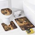 thumbnail image 4 of Shower Curtain Sets with Rugs 4 Piece Christmas Angel Non-Slip Rugs And Toilet Mat Lid Rug Accessories Garden Angel Girl Farmhouse Bathroom Decor Set for Bathroom Decor 72inch X 72inch, 4 of 8