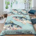 thumbnail image 1 of Home Bedding Set Fish Shell Comforter Cover Set Teen Adult Creative Seafloor Bedspreads,Queen (90"x90"), 1 of 5
