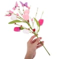 thumbnail image 3 of Artificial Tulip Butterfly Pick for Decoration Valentine's Day Wedding 6 Inches, 3 of 8