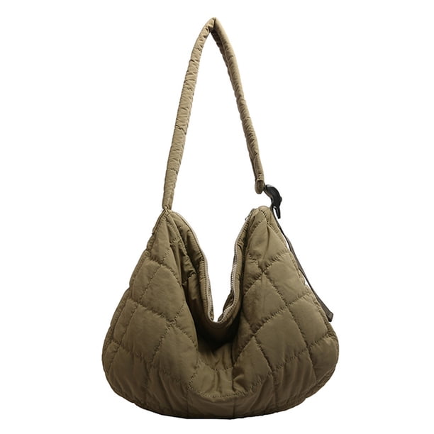 Bolso Hombro Tipo Cartera Acolchado Hobo Suave Gran Capacidad
