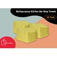 thumbnail image 2 of COTTON HOMES, Kitchen Bar Mop Towels 36 Pack- Yellow (0.74/Each) -14x17 inch 100% Cotton, 2 of 9