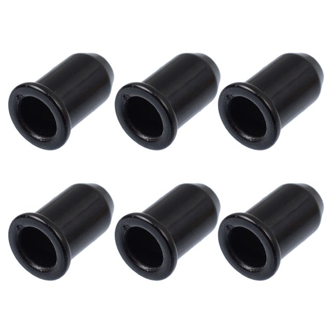 EeaseMX 30 tapones para cuerdas de guitarra, casquillos pasantes, hebillas de montaje, piezas de buje, accesorios de guitarra (negros)