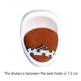 thumbnail image 4 of Asiento de para niños, sillín de con respaldo bajo, asiento de kart, sillín con respaldo para niños pequeños, vehículo de equilibrio Blanco y naranja, 4 of 8