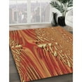 thumbnail image 3 of Ahgly Company Tapis d'Intérieur Lavables en Machine, Rectangle, Zone Orange de Transition, 8' x 10', 3 of 7