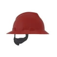 thumbnail image 5 of MSA 475371 V-Gard Full-Brim Hard Hat With Fas-Trac III Ratchet Suspension, Polyethylene Shell, Superior Impact Protection, Self Adjusting Crown-Straps - Standard Size in Red, 5 of 7