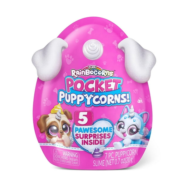 ZURU Rainbocorns Puppycorn Bolsillo Sorpresa Misterio Bobblehead