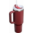 thumbnail image 5 of Stanley Quencher H2.0 Tumbler with Handle and Straw 40 oz | Flowstate 3-Position Lid | Cup Holder Compatible for Travel | Insulated Stainless Steel Cup | BPA-Free | Cranberry, 5 of 5
