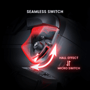GameSir Cyclone 2 Pro Wireless Controller for Switch, Windows PC, Steam, Android, iOS, PC Game Controller with Mag-Res™ TMR Sticks, Hall Effect Triggers, RGB Lightning, 6-Axis Gyro, Turbo -Black
