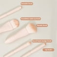 thumbnail image 3 of 5 Pcs Travel Brush Set Makeup Brushes Set Eye Shadow Brush Full Face Make Up Brush with Storage Case Powder Brush, 3 of 17