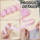 thumbnail image 4 of Cinta al bies rosa a rayas de 10,94 yardas, 0,83 pulgadas, cinta al bies doble, pre-doblada, a granel, para decoración de cheongsams, costura de prendas de vestir y ribetes., 4 of 9