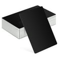 thumbnail image 1 of 50pcs Metal Business Cards Engraving Blank Business Cards DIY Name Cards Metal Cards, 1 of 8