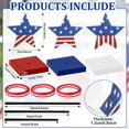 thumbnail image 3 of Tray Decor Wooden Star Set 3 Pcs Memorial Day Table Decorations Rustic Patriotic Tabletop Home Decor Decorations For Home, 3 of 9