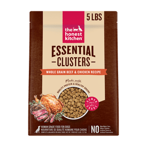 The Honest Kitchen Essential Clusters Dry Dog Food, Beef & Chicken, 5 lb