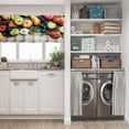 thumbnail image 5 of LALILO Kitchen Curtain Valance Various Fresh Fruits Rod Pocket Window Curtain 52"x 18" Set of 2, 5 of 5