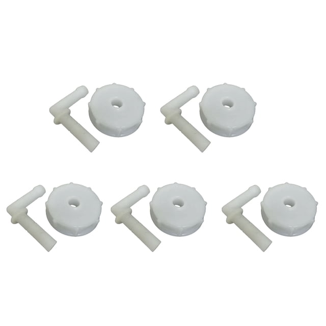 Bouchon de Réservoir de Récupération de Liquide de Refroidissement 5X avec Joint pour 19102PM5A00 + 19106RNAA00, Bouchon de Réservoir d'Expansion 5X Joint de Réservoir d'Expansion 5X, Blanc