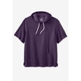 thumbnail image 2 of Liberty Blues by KingSize Men's Big & Tall  Short-Sleeve Hoodie - 4XL, Blackberry, 2 of 6