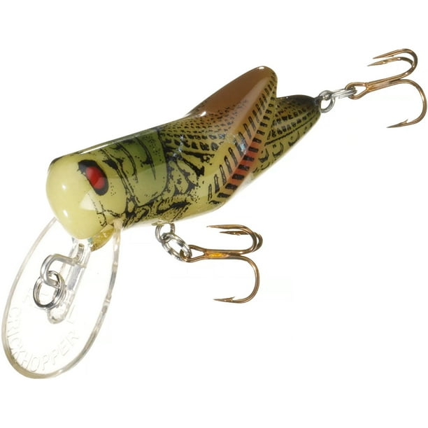Rebel Crickhopper Fishing Lure Hard Bait Summer Hopper 1 1/2 in 3/32 oz - Walmart.com