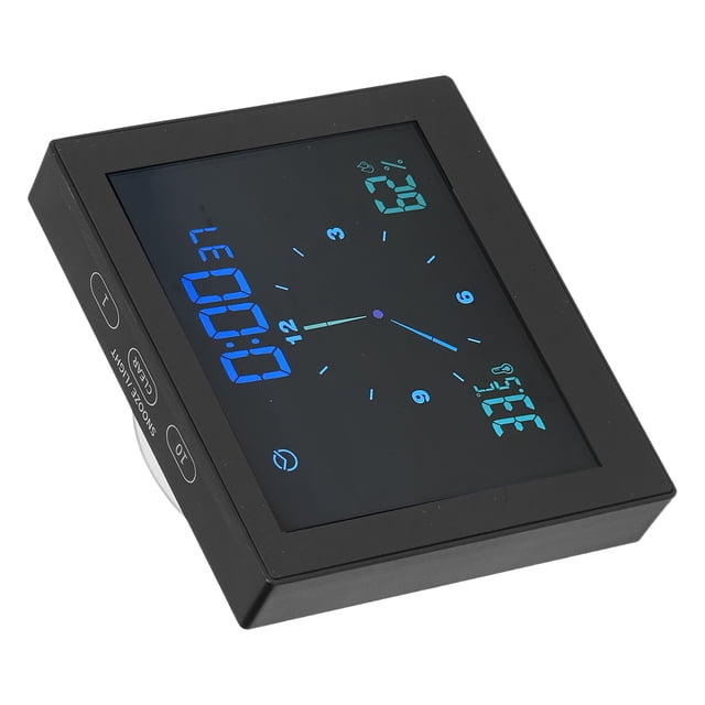 Reloj de temperatura y humedad Jadeshay Digital de ducha 5 pulgadas