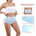 thumbnail image 4 of Womens High Waist Underwear,Tummy Control briefs,Postpartum Panties,Full Coverage(5Pack-L), Large, 4 of 6