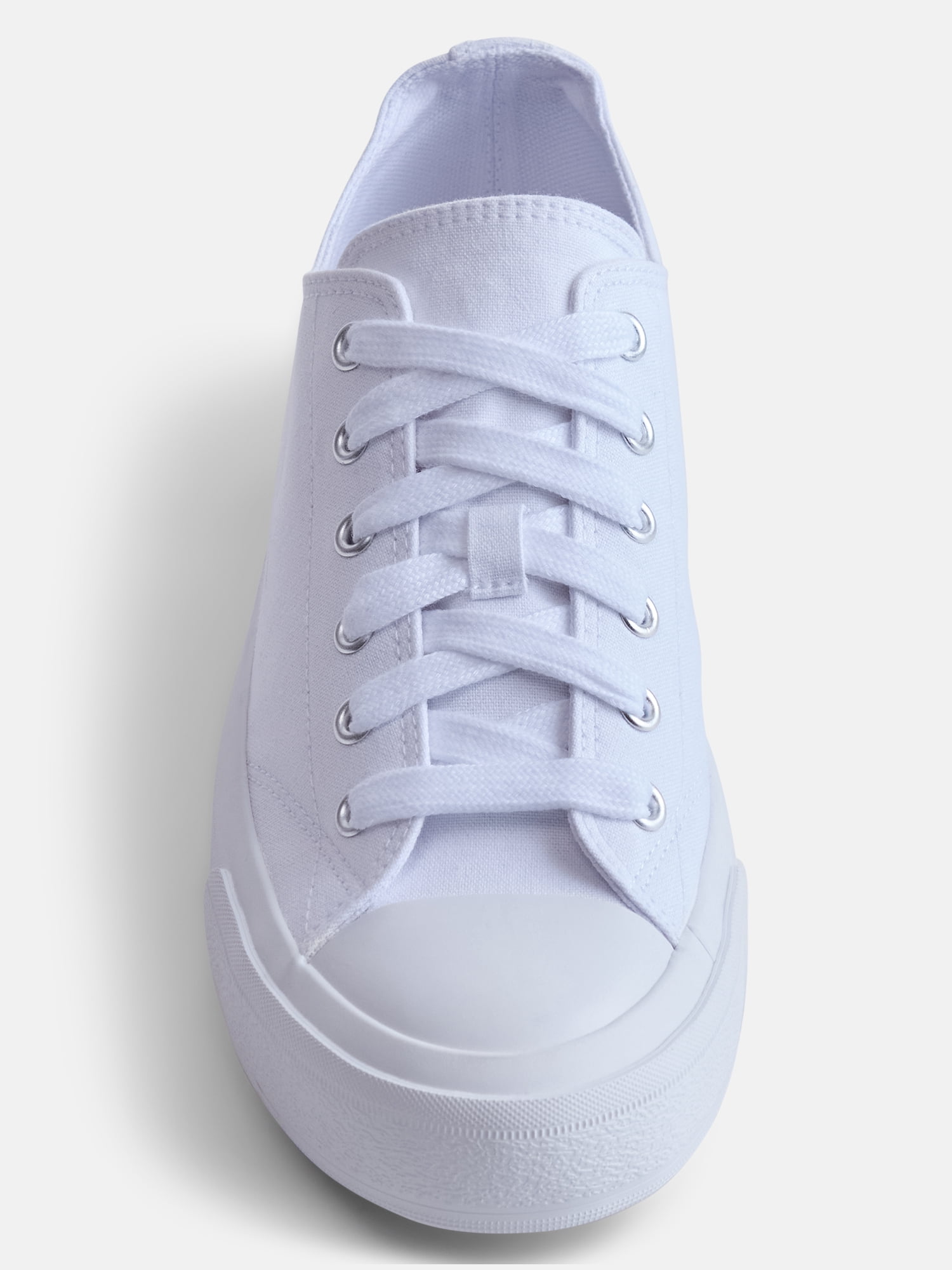 No Boundaries Canvas Lace Up Sneakers, Women's
