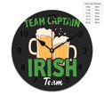 thumbnail image 2 of Beer Irish Team Leader 01 Word Saying Big Wall Clock Home Decor Art Watch Living Room Gift, 2 of 6