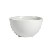 Tabletops Gallery 16 Piece Adams Ceramic White Dinnerware Set of Plates Bowls Dishes - Service for 4